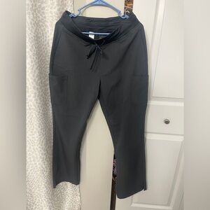 Charcoal Grey Scrub Pants with Drawstring